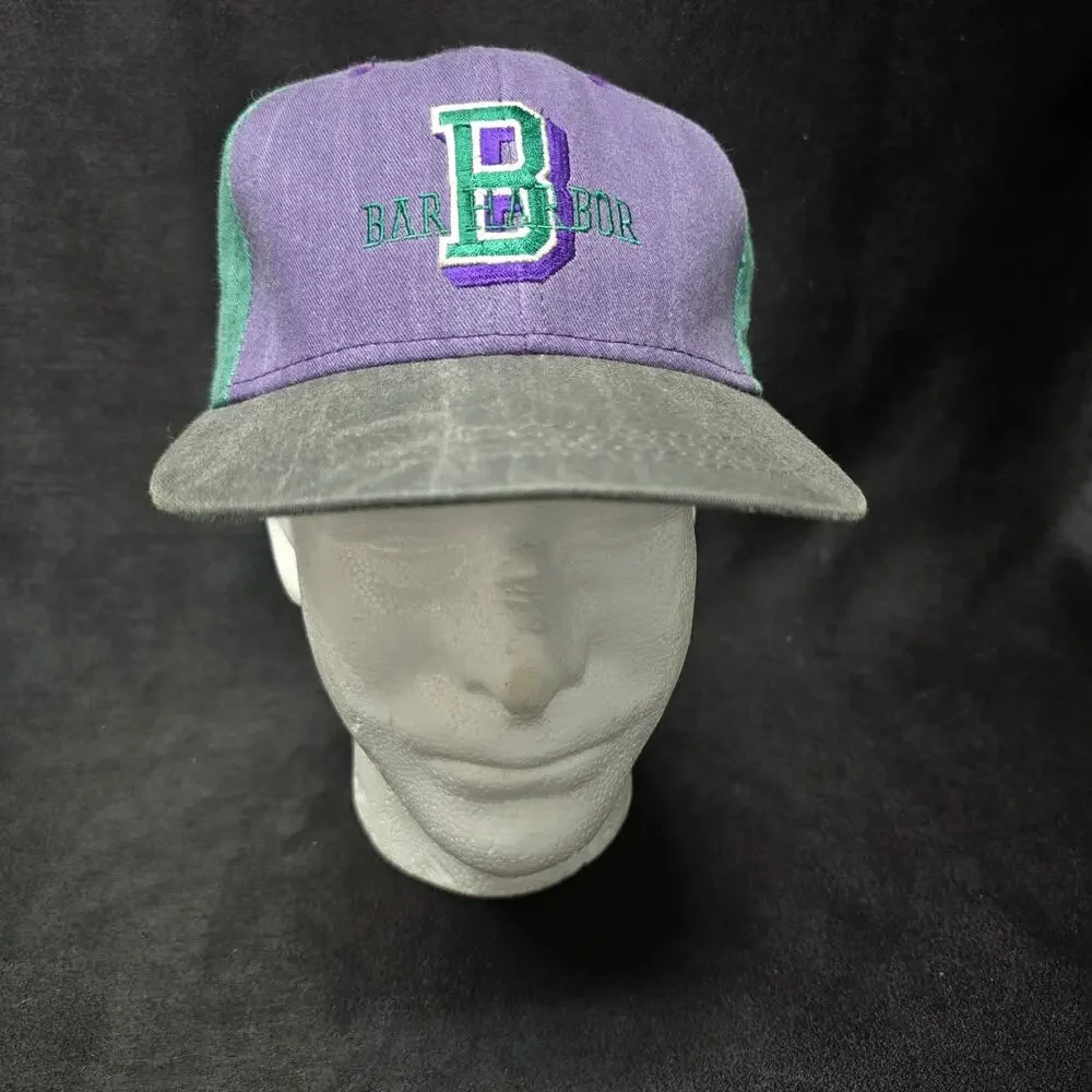 Vintage Bar Harbor Multi-Color Strapback Hat